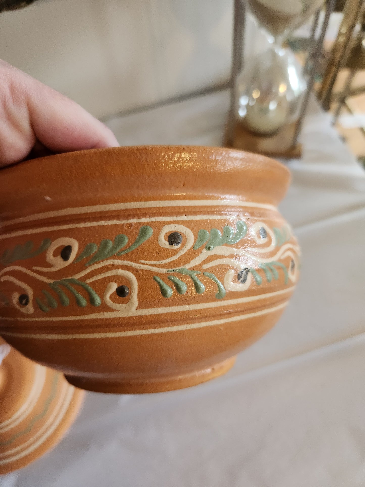 Pottery Bowl with Lid