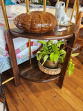 Wooden Demuilune Table