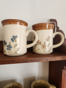Flower Pottery Mugs (2)