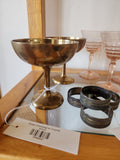 Brass Champagne Coupes