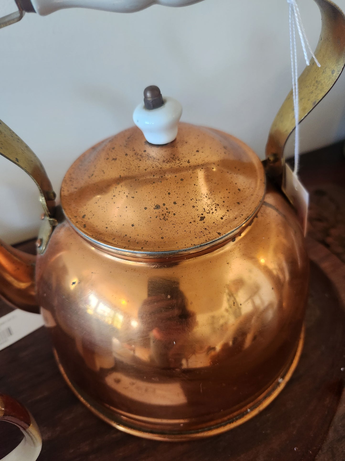 Large Copper Tea Pot