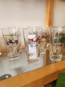 Set of 8 Automobile Glasses