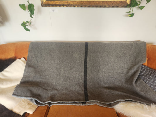 Grey Wool Blanket