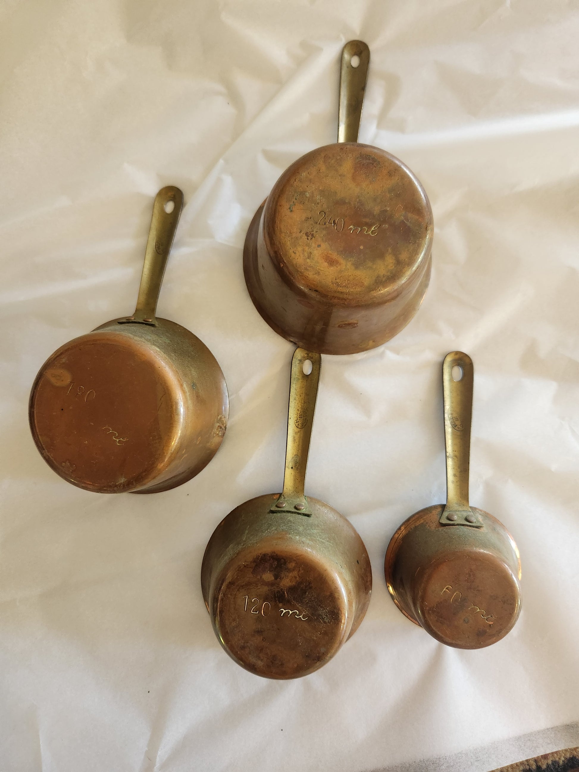 Copper Measuring Cups – Vintage Spaces Market