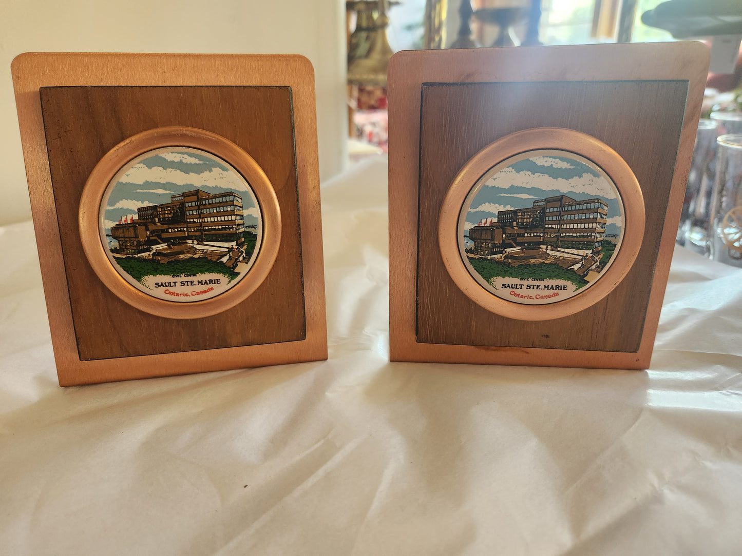 Sault Ste. Marie Copper Bookends
