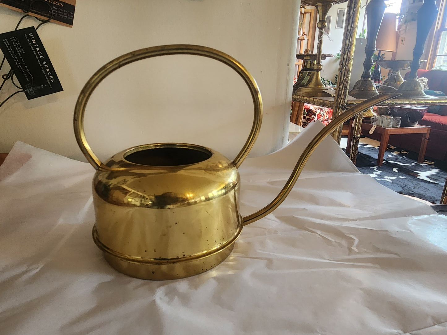 Non Vintage Brass Watering Can