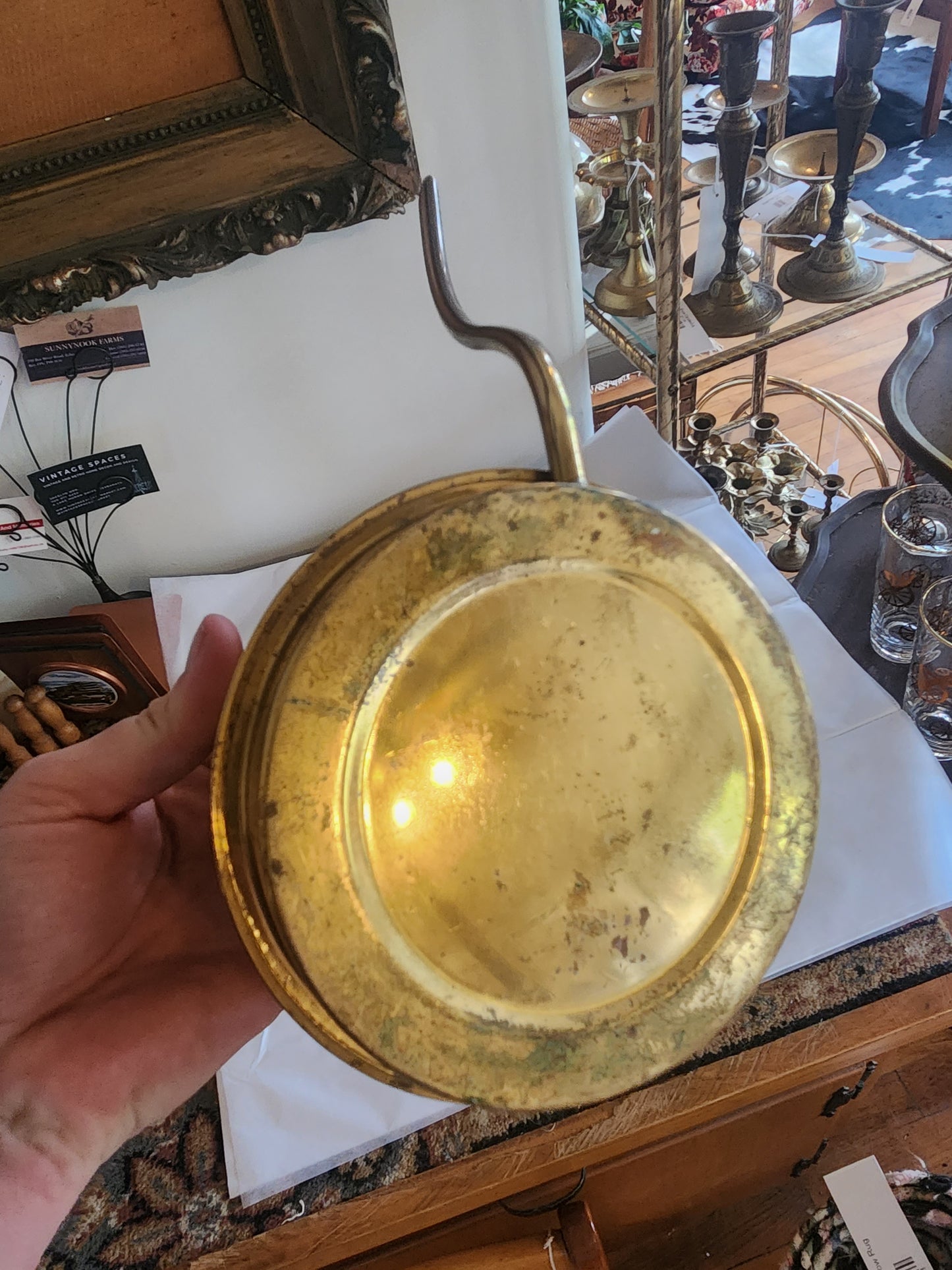 Non Vintage Brass Watering Can