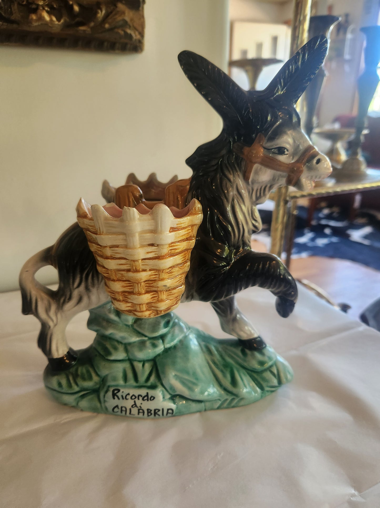 Vintage Italian Donkey Ceramic
