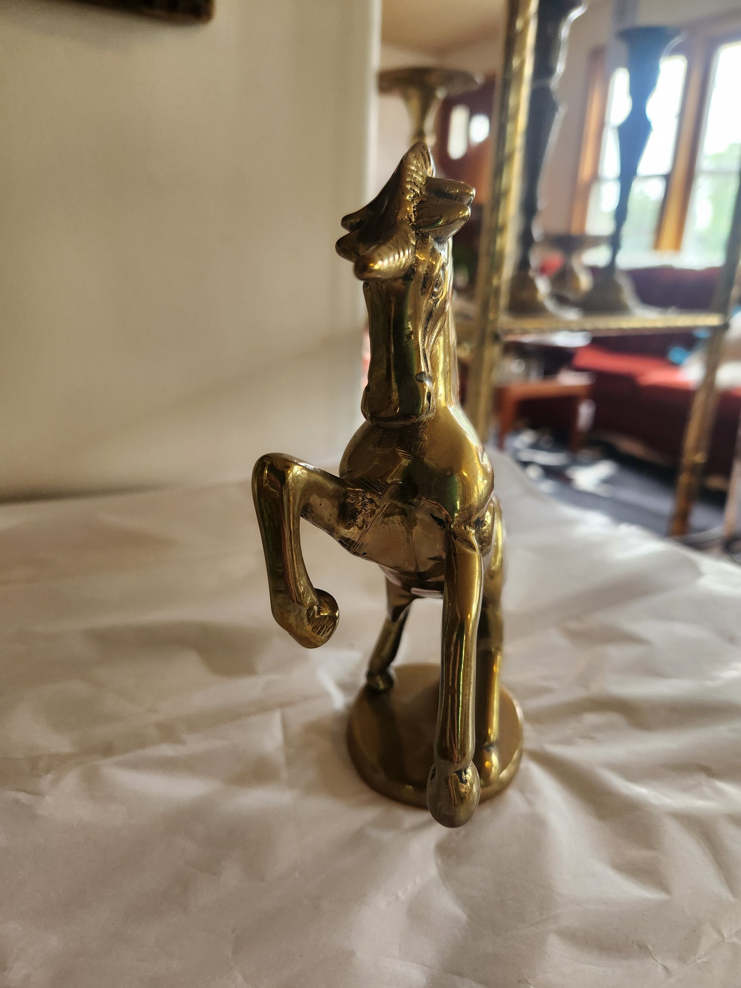 Large Brass Unicorn