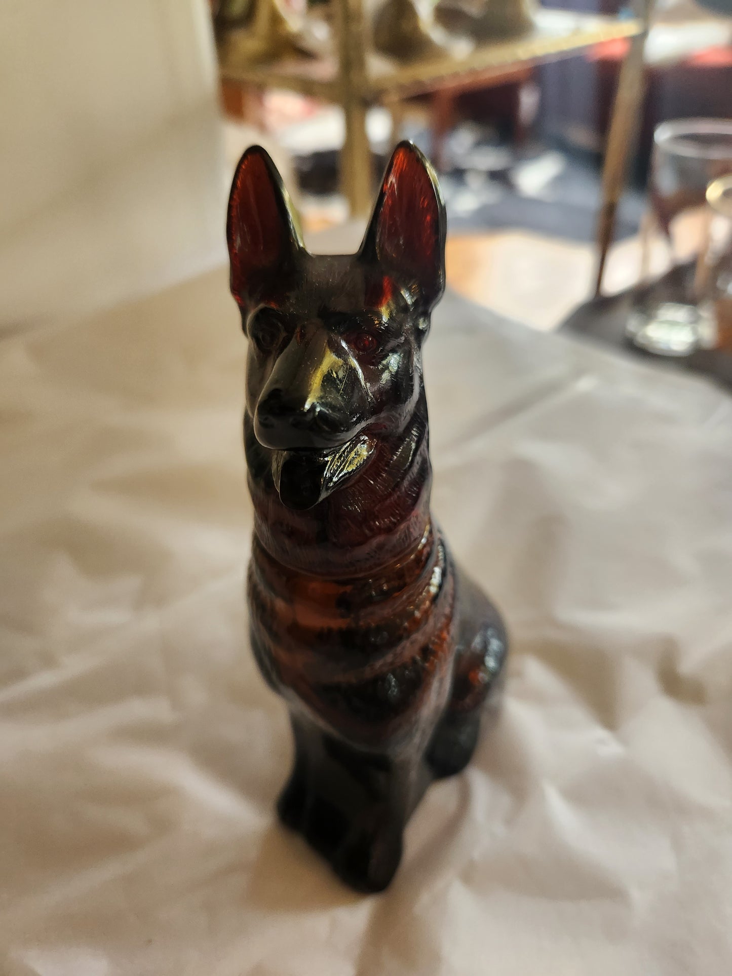 Vintage Avon German Shepherd Bottle