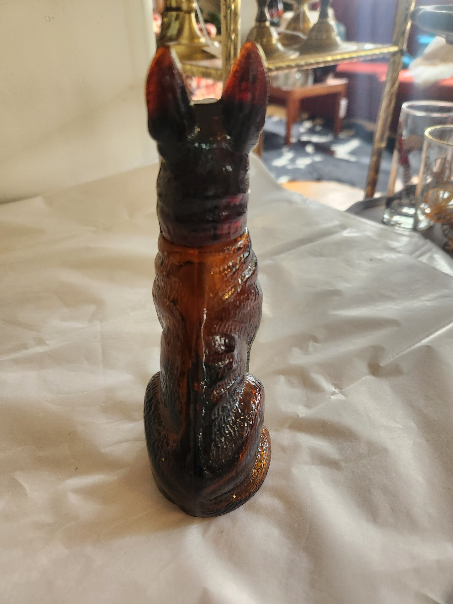 Vintage Avon German Shepherd Bottle
