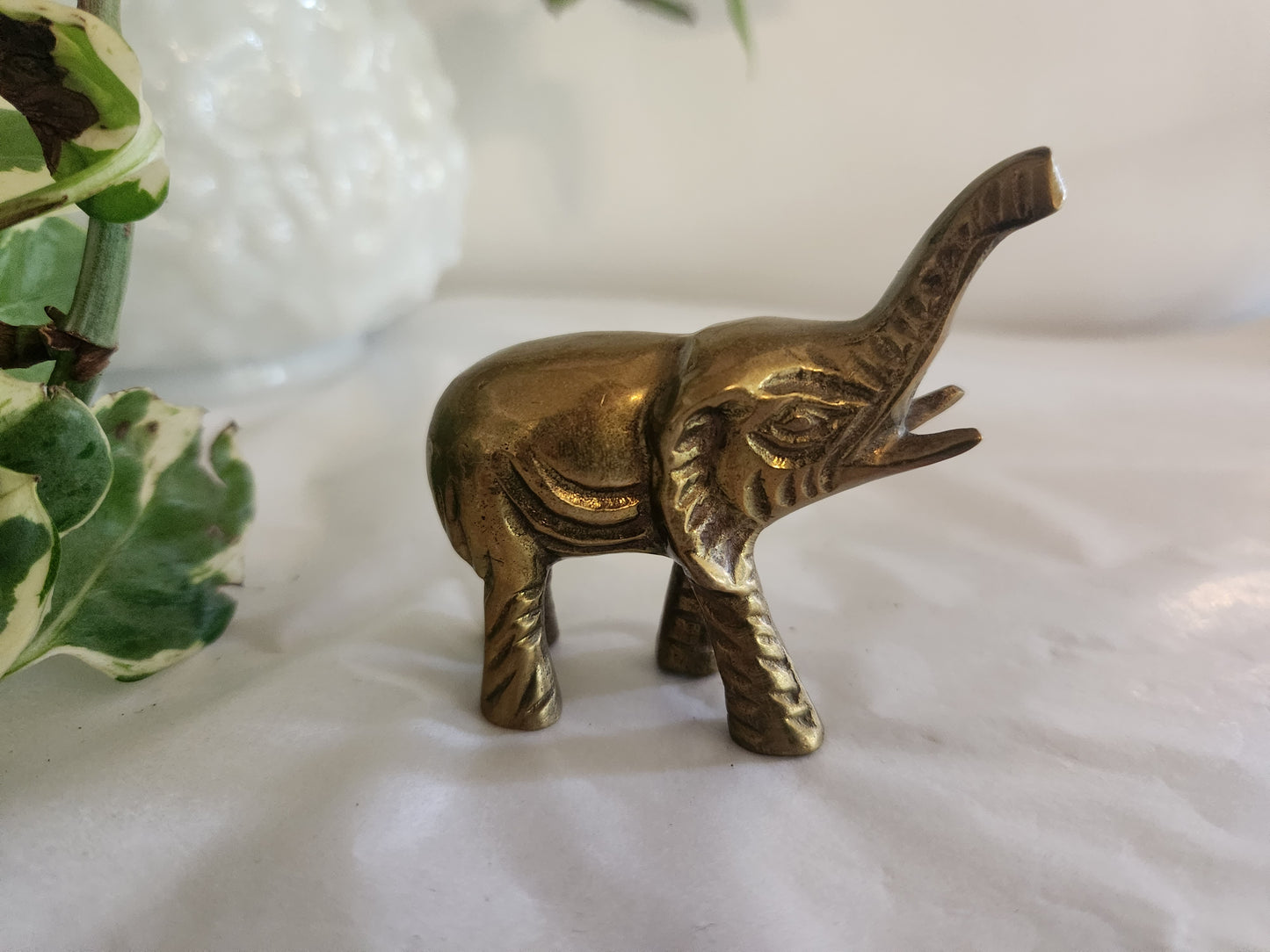 Small Brass Elephant