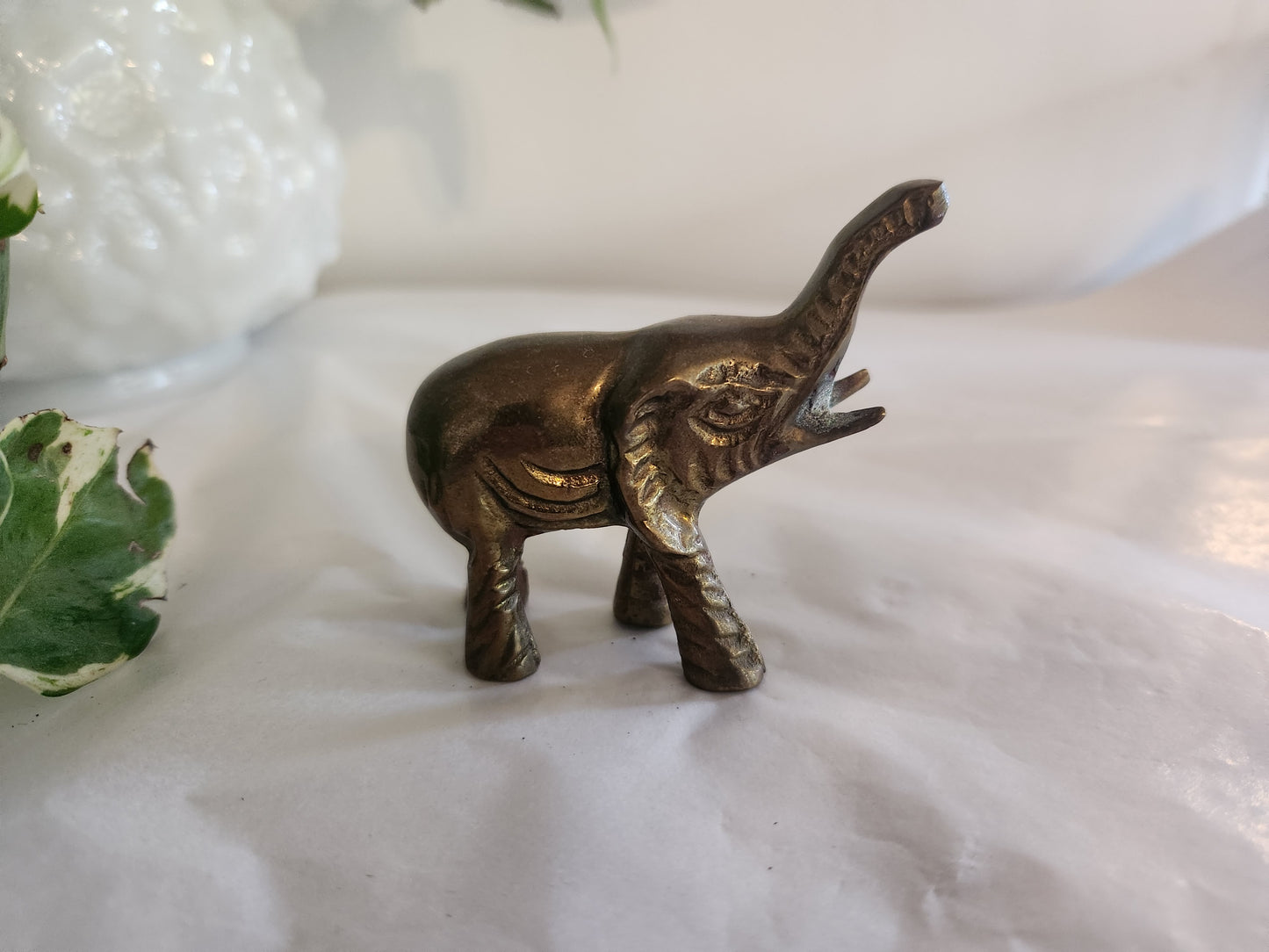 Small Brass Elephant