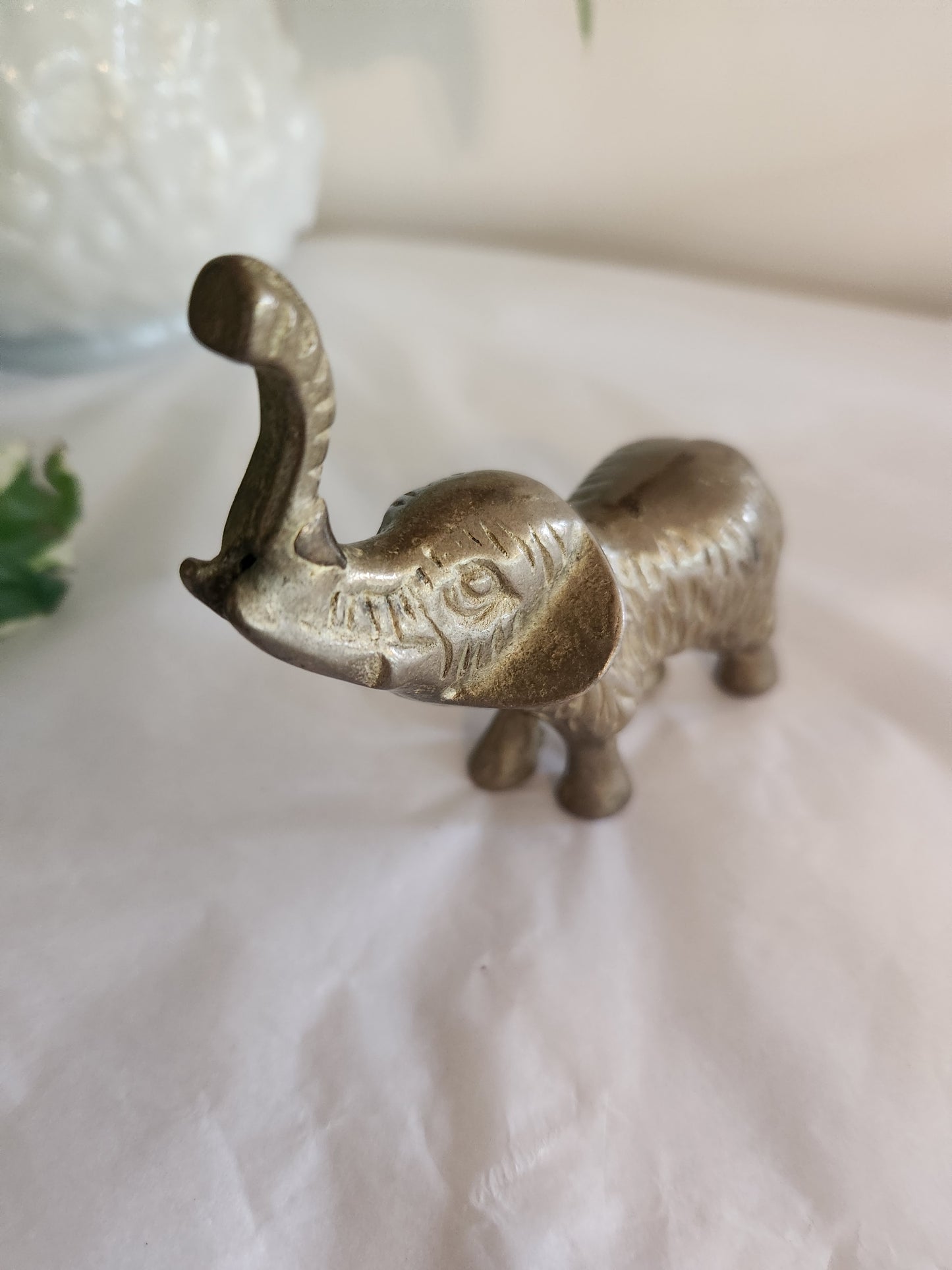 Small Brass Elephant