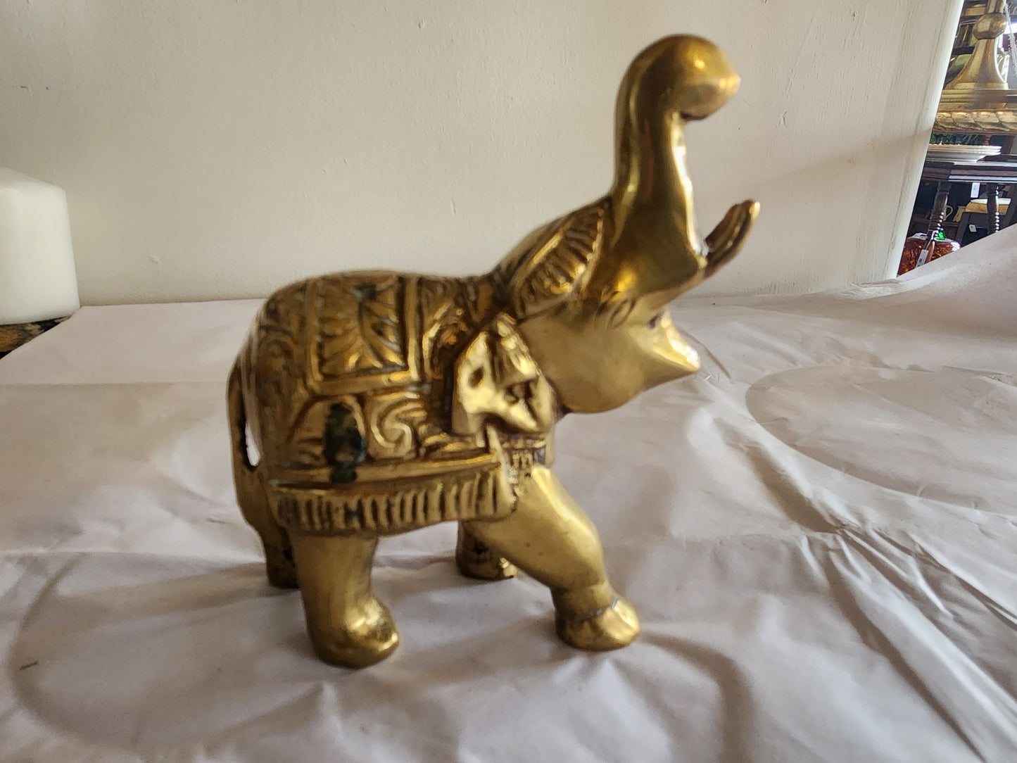 Ornate Brass Elephant