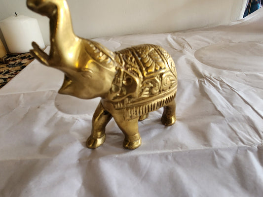 Ornate Brass Elephant