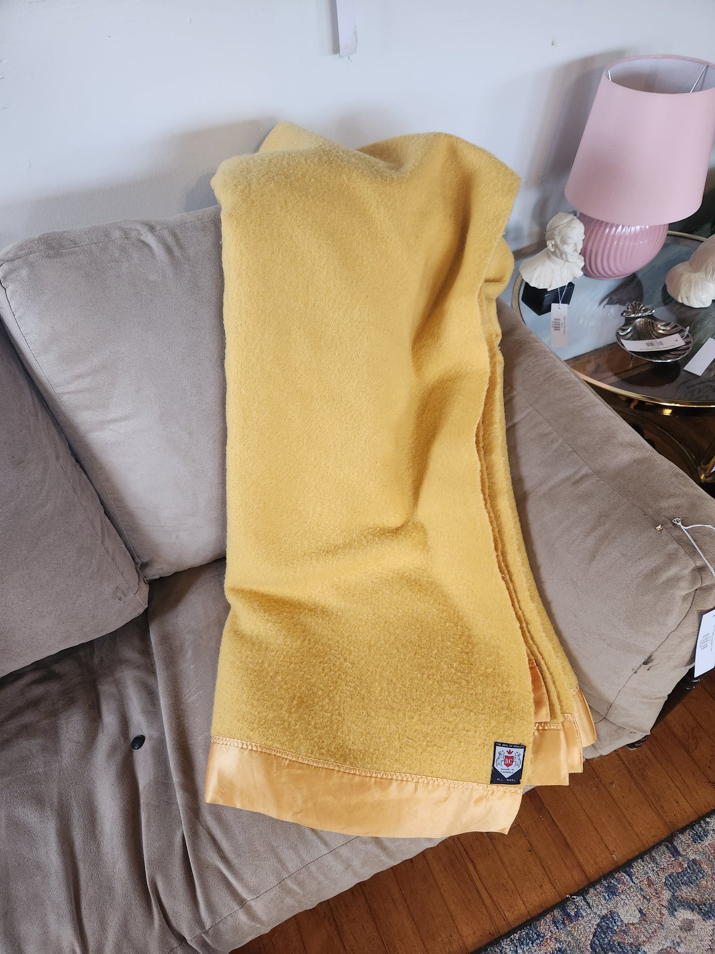 Yellow D.C. Wool Blanket