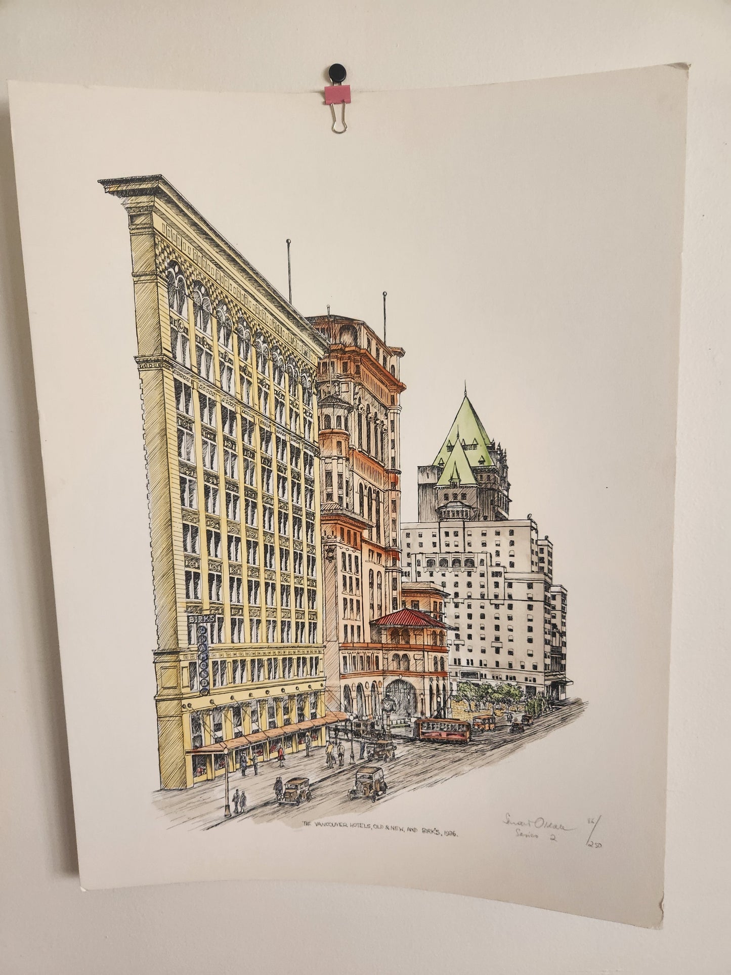 The Vancouver Hotels Art Print