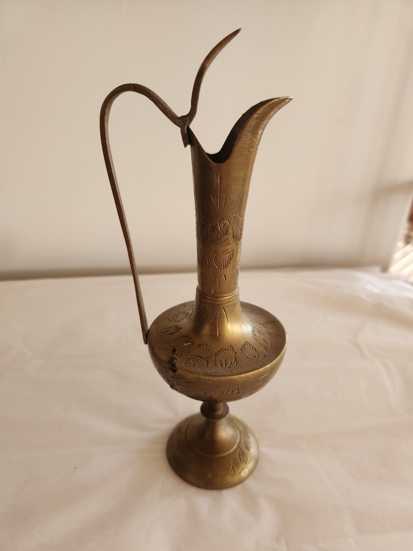 Mini Brass Lantern Vase