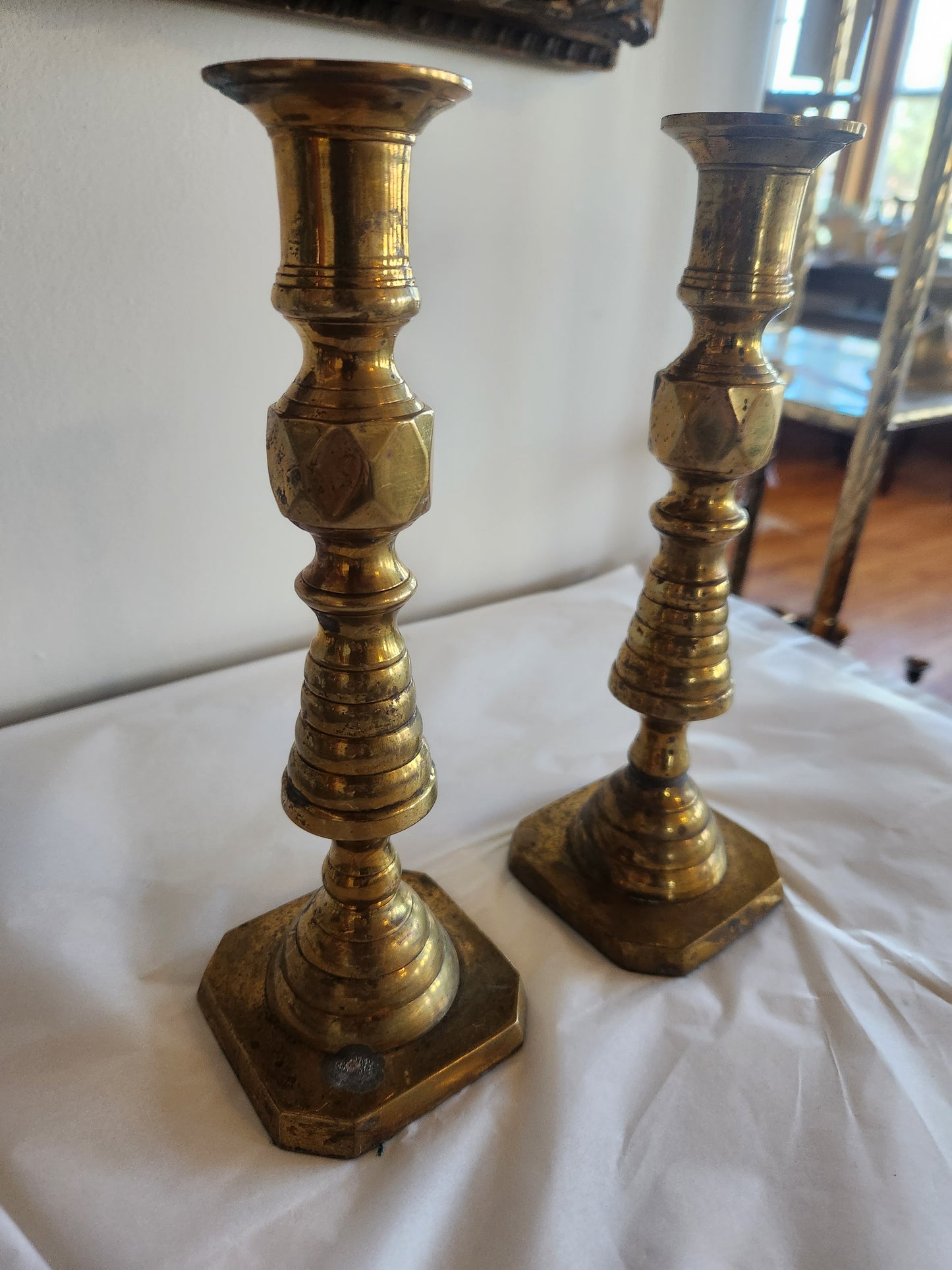 Matching Brass Candle Sticks