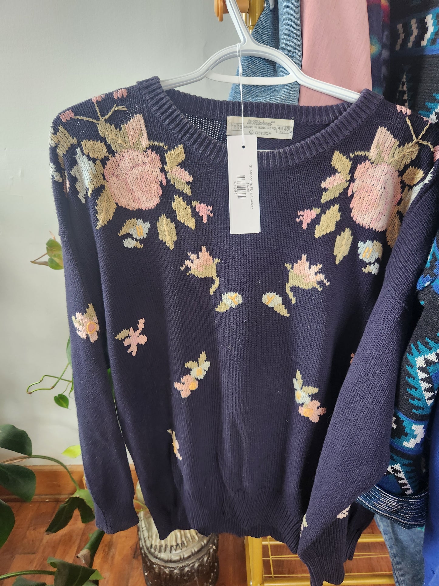 St. Michaels Floral Sweater