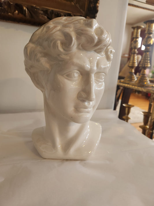 Michelangelo David Ceramic Bust