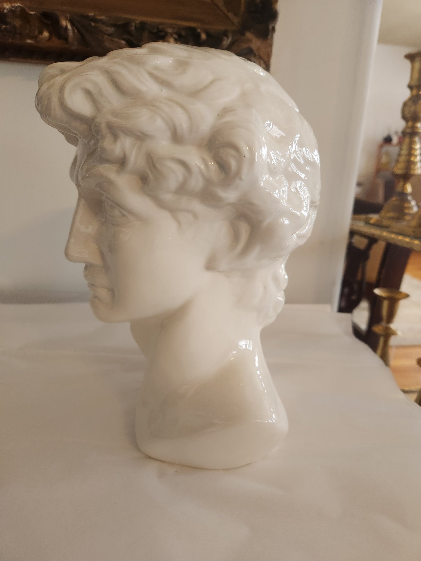 Michelangelo David Ceramic Bust