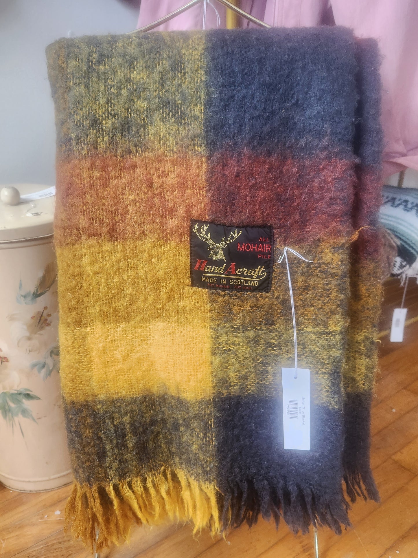 Mohair Throw Blanket