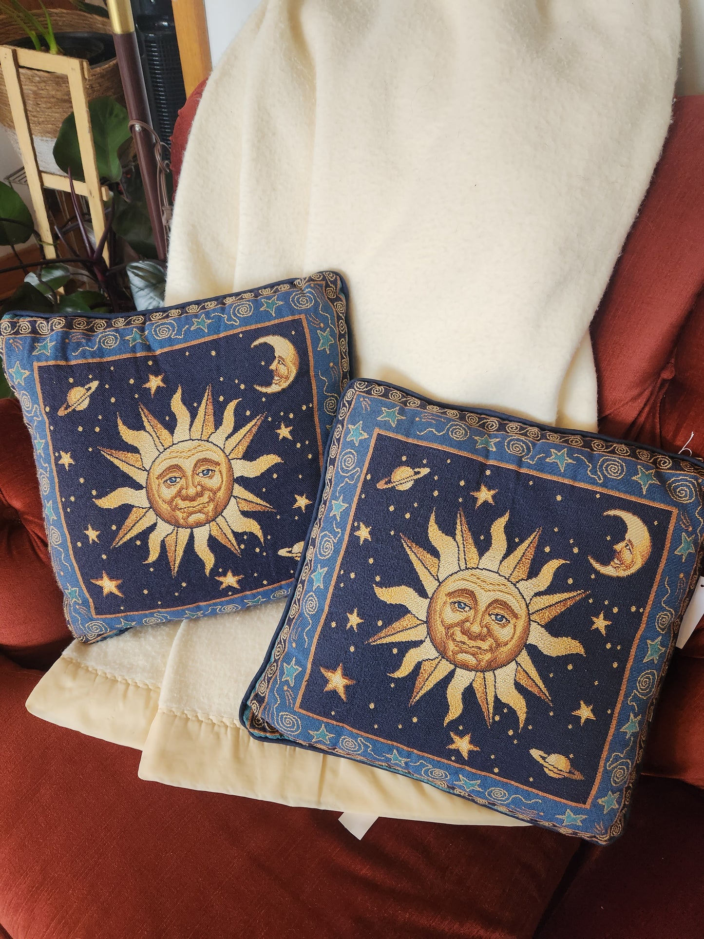 Set of 2 Celestial Pillows