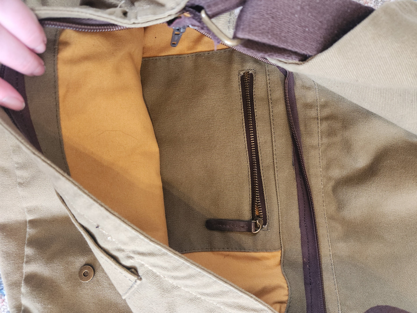 Canvas Military Style Messenger Bag