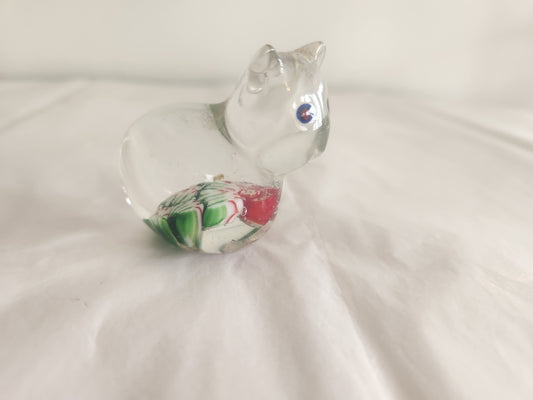 Art glass Kitty Cat Paperweight