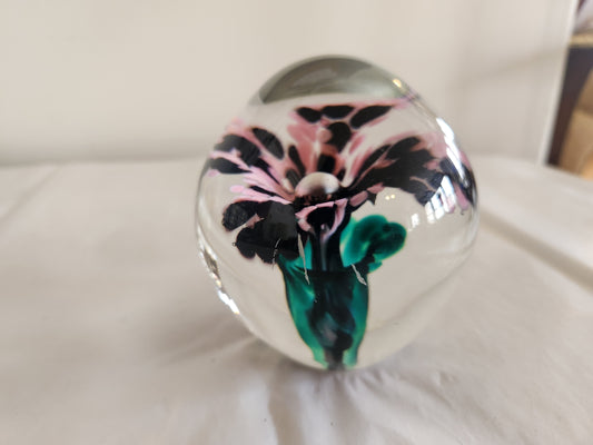 Large Art Glass Paperweight