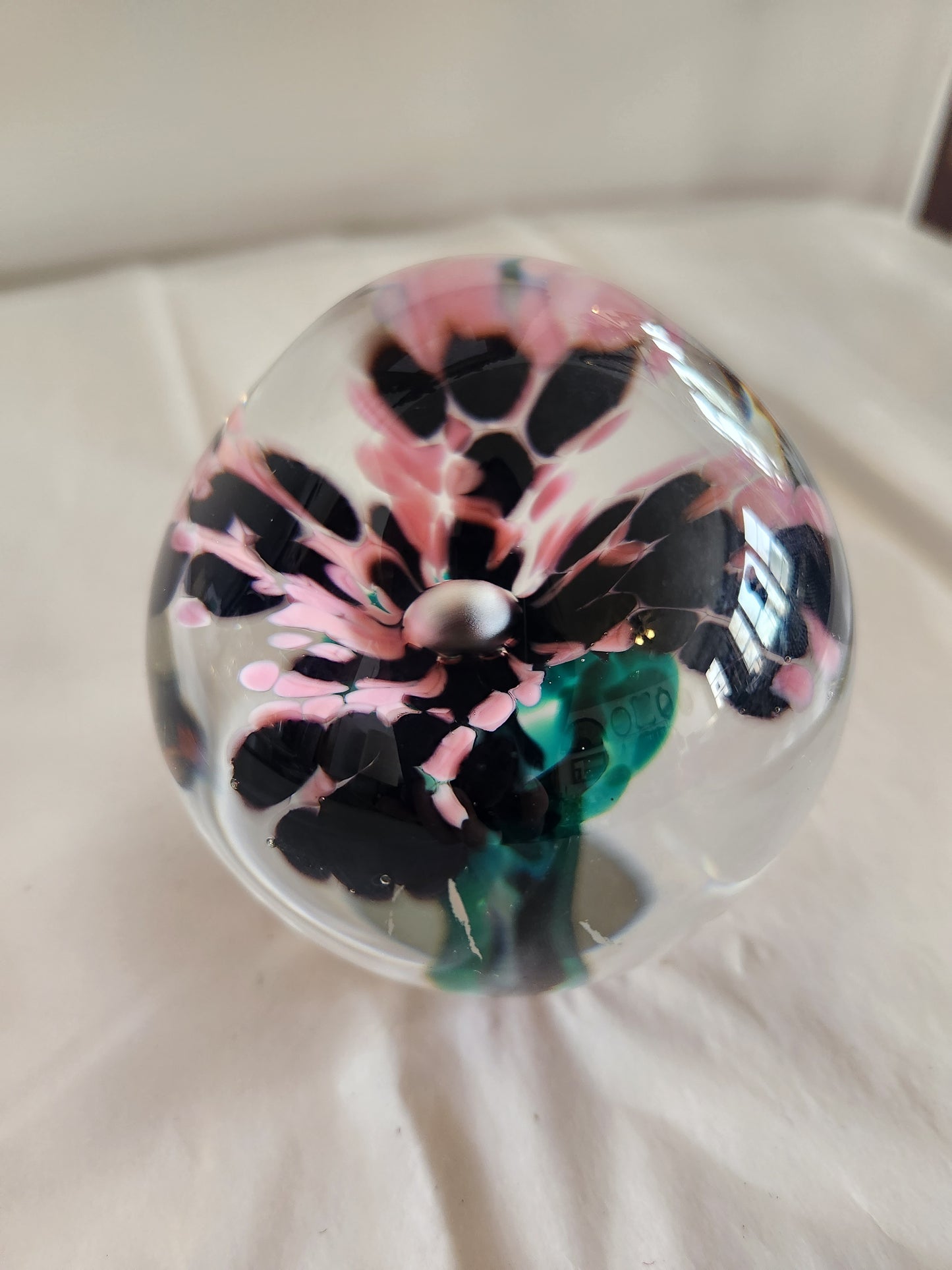 Large Art Glass Paperweight