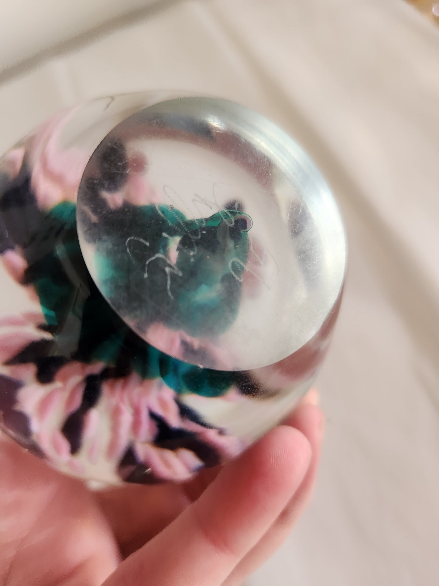 Large Art Glass Paperweight