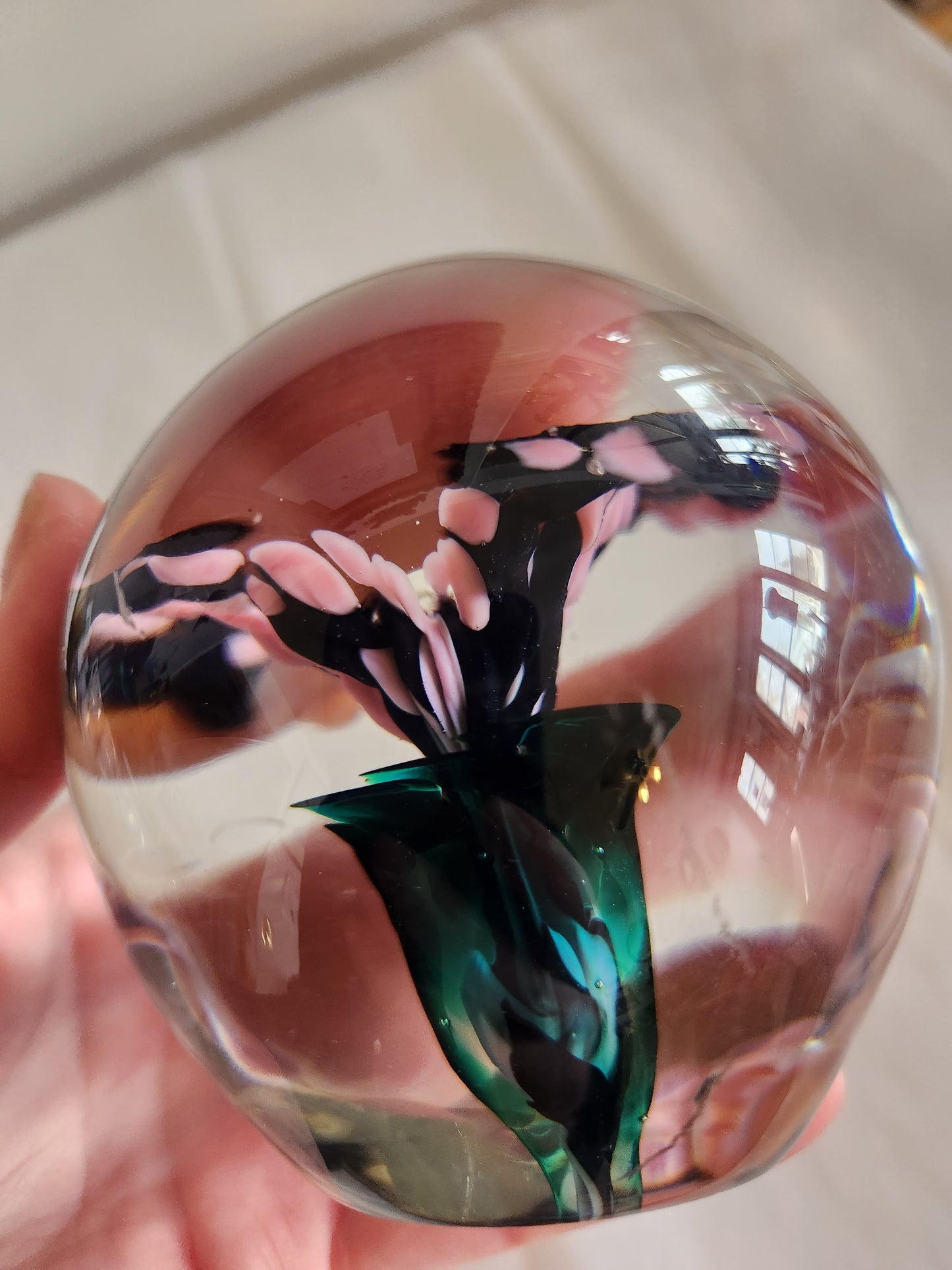 Large Art Glass Paperweight