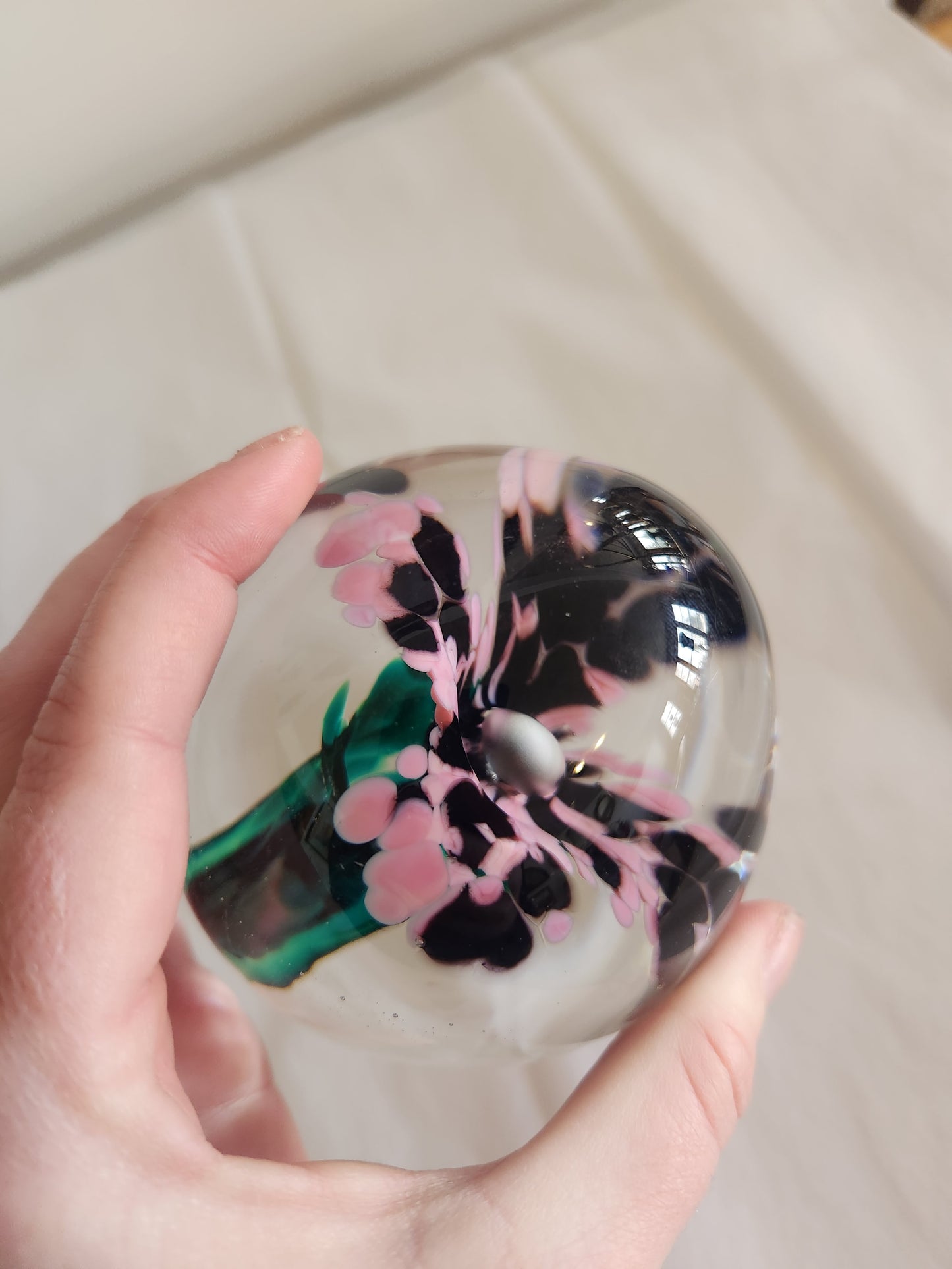 Large Art Glass Paperweight