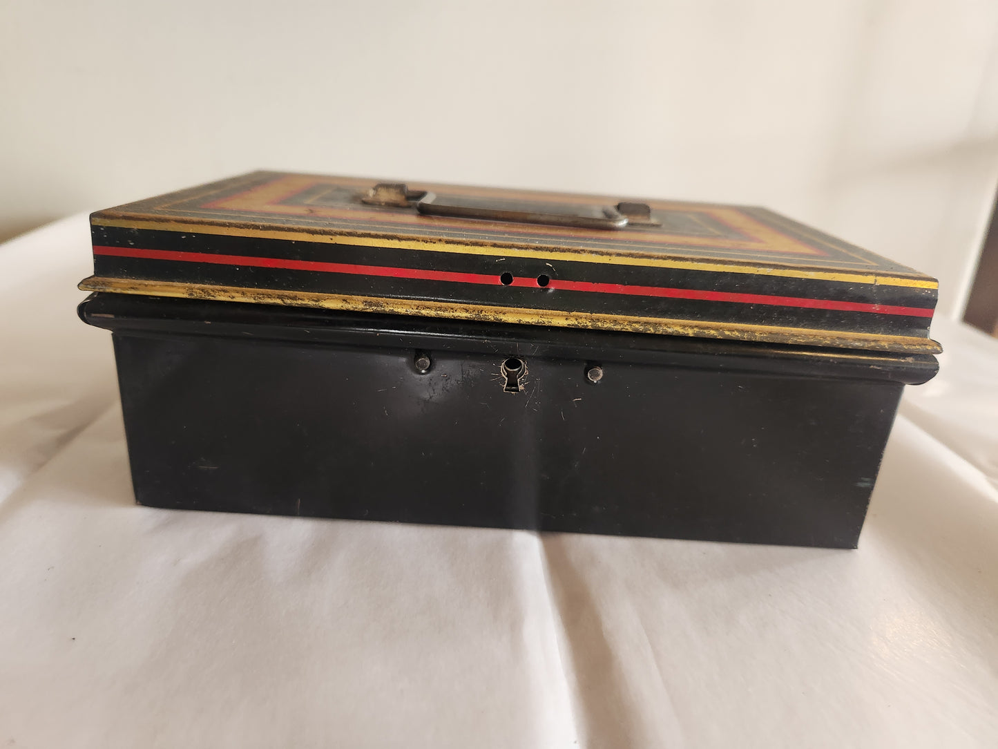 Vintage Tin Cash Box