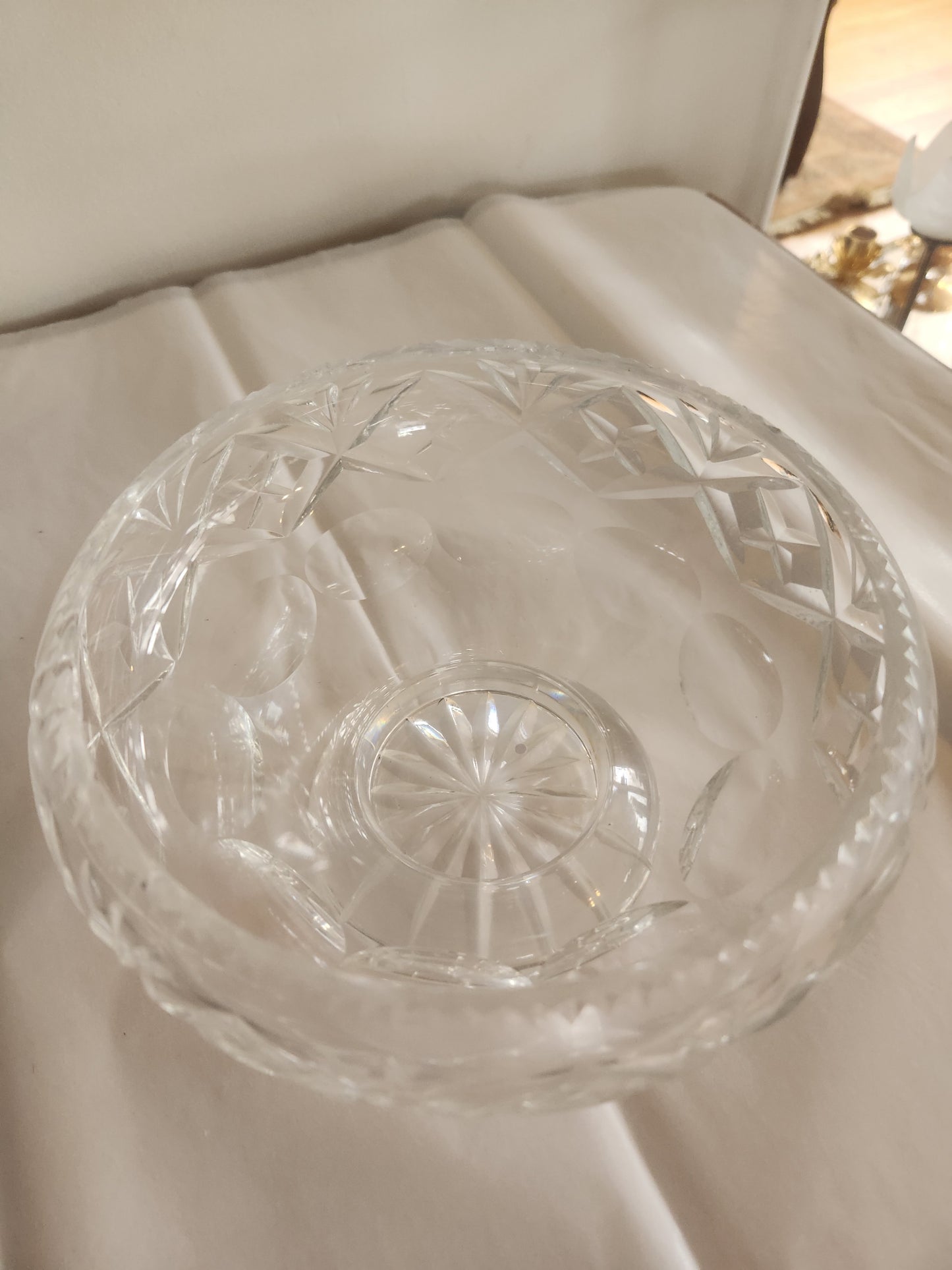 Crystal Candy Dish/Flower Bowl