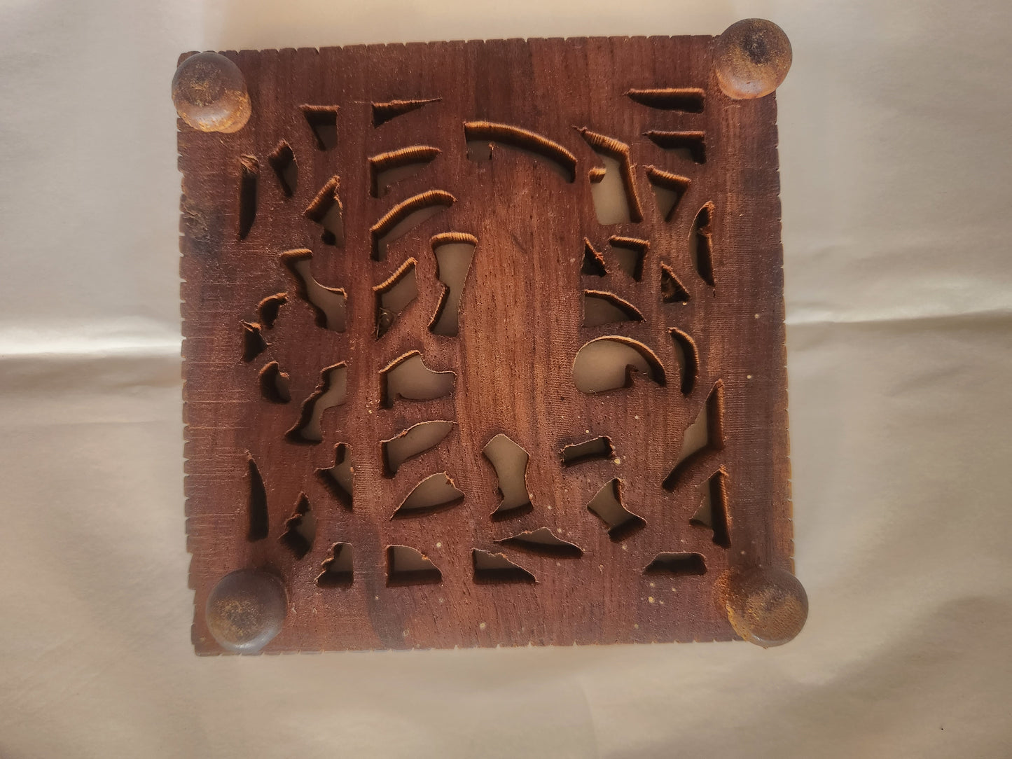 Carved Square Trivet