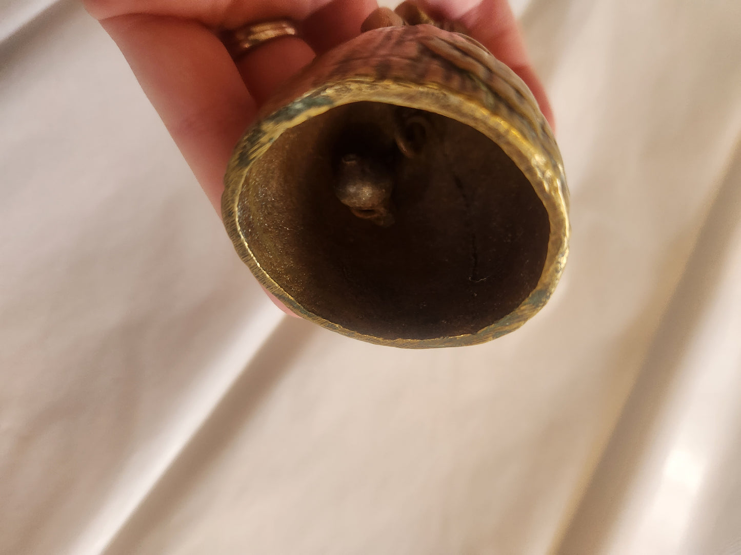 Lady Peasant Solid Brass Bell
