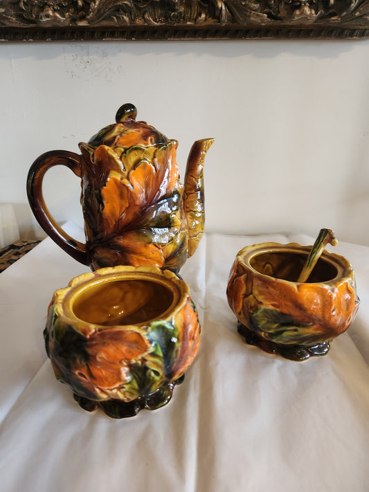 Oak Leaf Tea Set