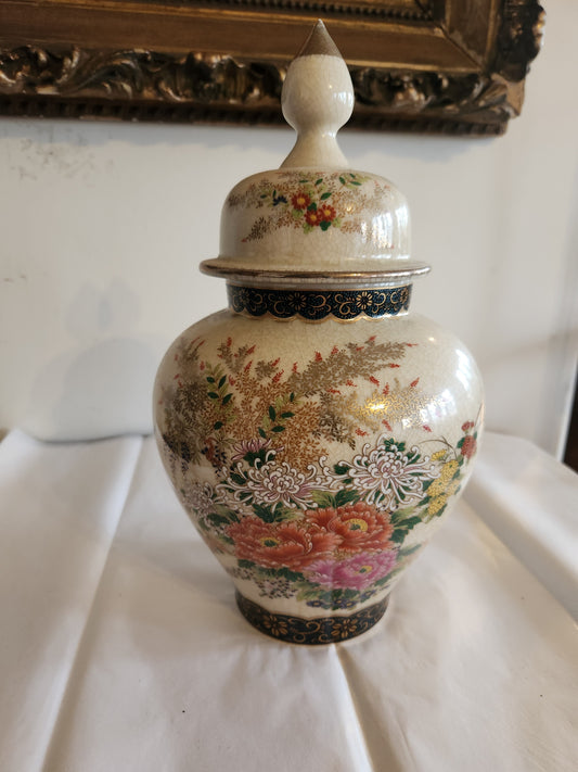 Vintage Oriental Ginger Jar
