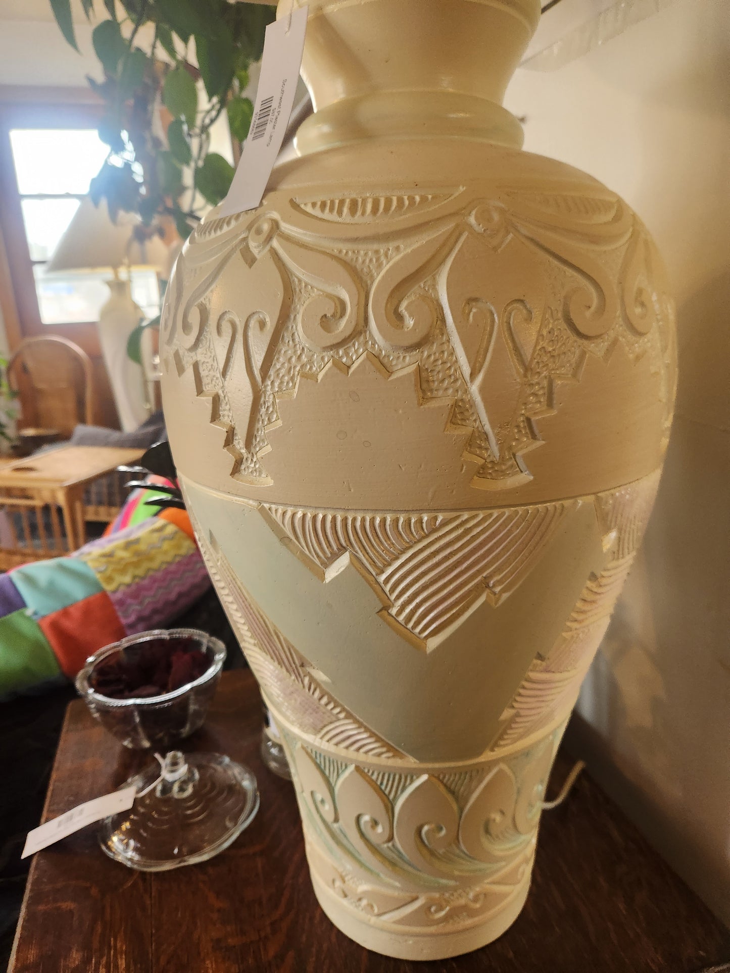 Southwest Plaster Lamp