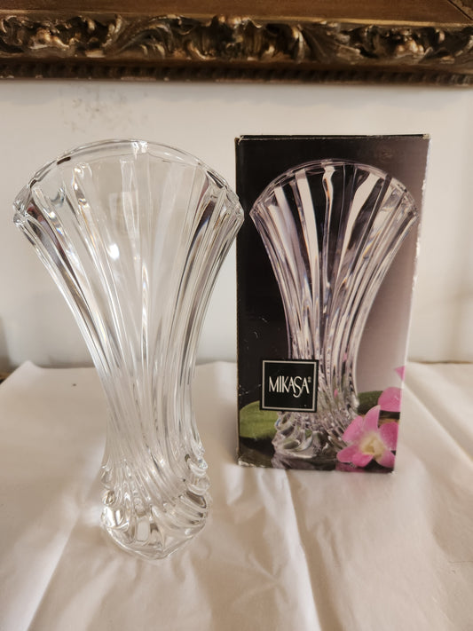 Mikasa 8" Crystal Bud Vase