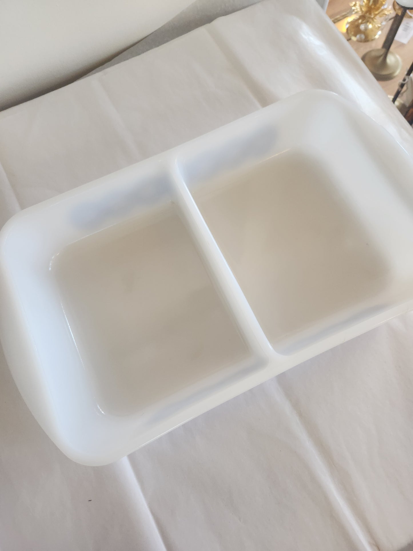 GlasBake Divided Casserole Dish