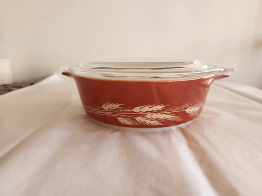 Pyrex Harvest Wheat Bowl with Lid