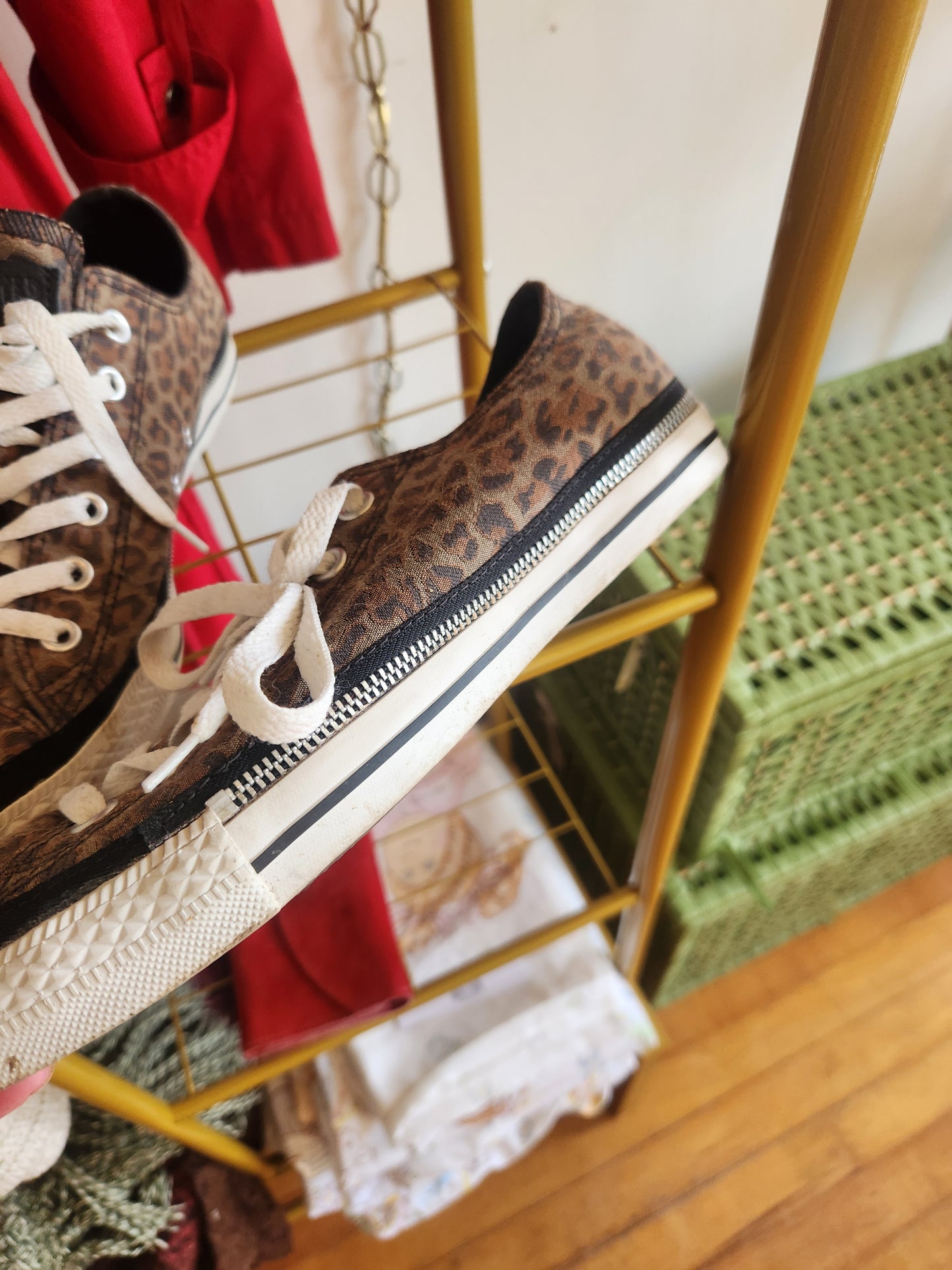 Leopard Print Converse