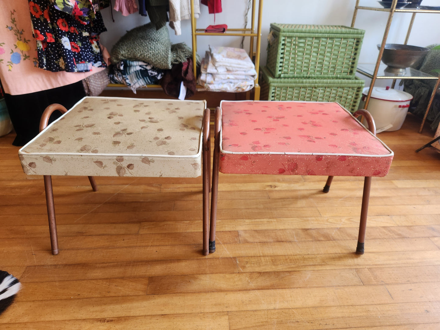 Mid Century Stacking Stools