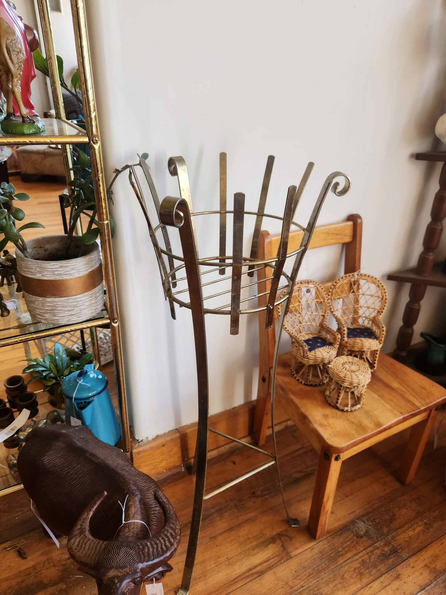 Brass Plant Stand