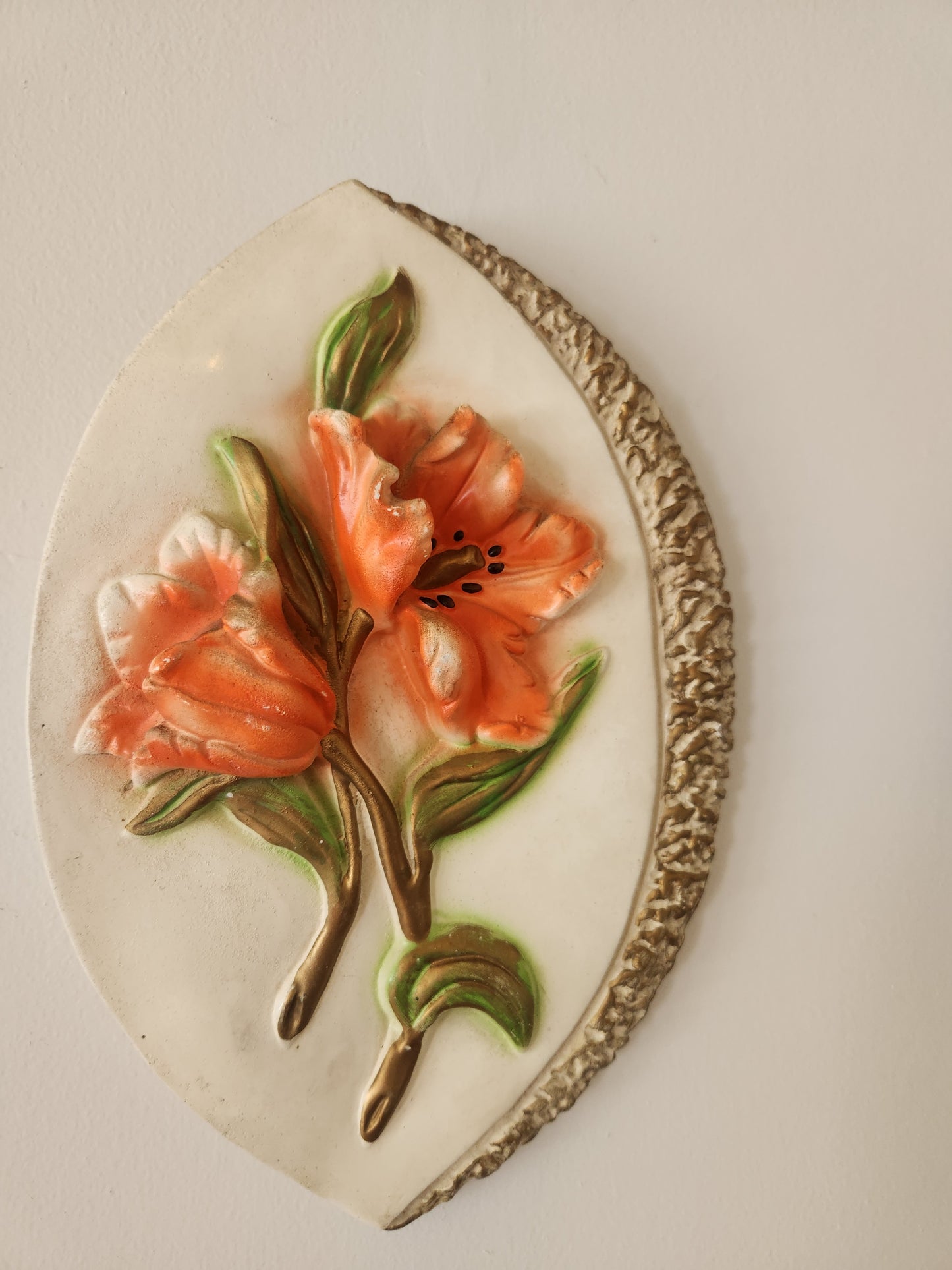 Tiger Lily Chalkware Set (2)